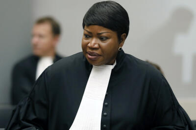 L’ancienne procureure de la Cour pénale internationale Fatou Bensouda, à La Haye, aux Pays-Bas, en août 2018.