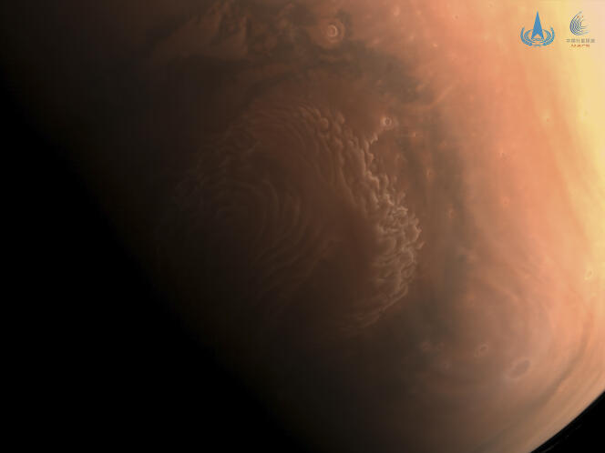 Une image de Mars prise par l’agence spatiale chinoise, le 4 mars 2021.