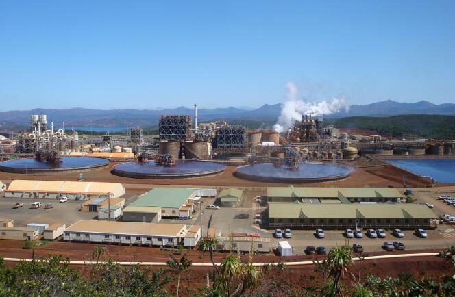 L’usine d’extraction de nickel de Vale, au sud de la Nouvelle-Calédonie, en 2013.