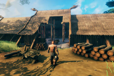 Capture d'écran du jeu vidéo Valheim, d'Iron Gates Studios. Disponible sur la plateforme Steam sur PC.
