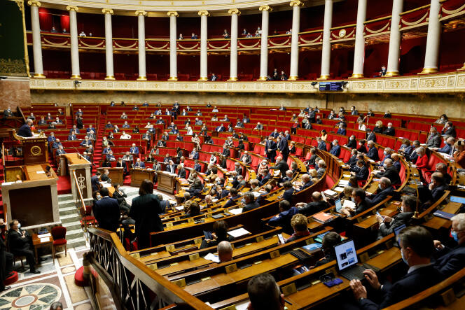 L’Assemblée Nationale à Paris, le 9 février.