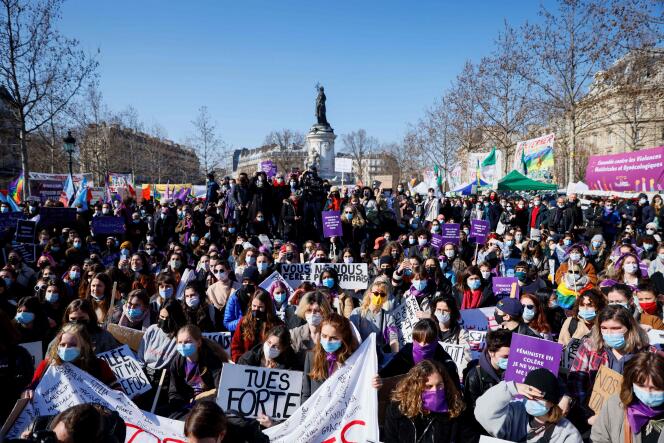 La Journée internationale des droits des femmes a mobilisé des dizaines de milliers de femmes et d’hommes dans toute la France, ici à Paris.