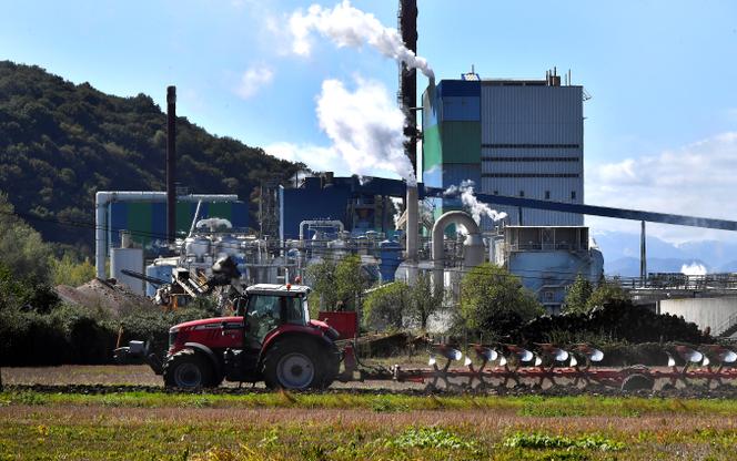 L’usine de fabrication de pâte à papier Fibre Excellence,  classée Seveso 3, à Saint-Gaudens (Haute-Garonne), le 28 septembre 2020.