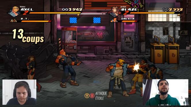 Diffusion en direct d’une partie de « Streets of Rage 4 », par l’équipe de Pixels, en compagnie de l’un des développeurs du jeu.