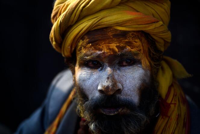 Un sadhu indien, à Katmandou.