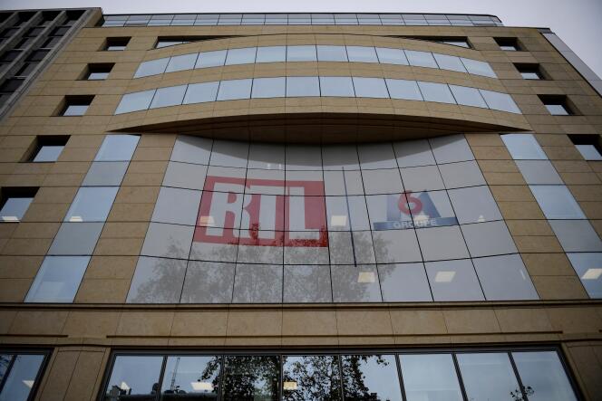 Siège de la radio française RTL, propriété de RTL Group, le 27 novembre 2017, à Neuilly-sur-Seine (Hauts-de-Seine).