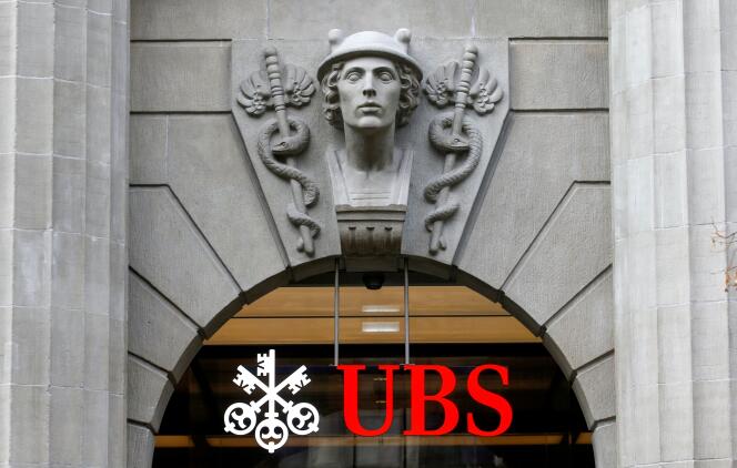 Au siège d’UBS, à Zurich, le 17 février 2021.