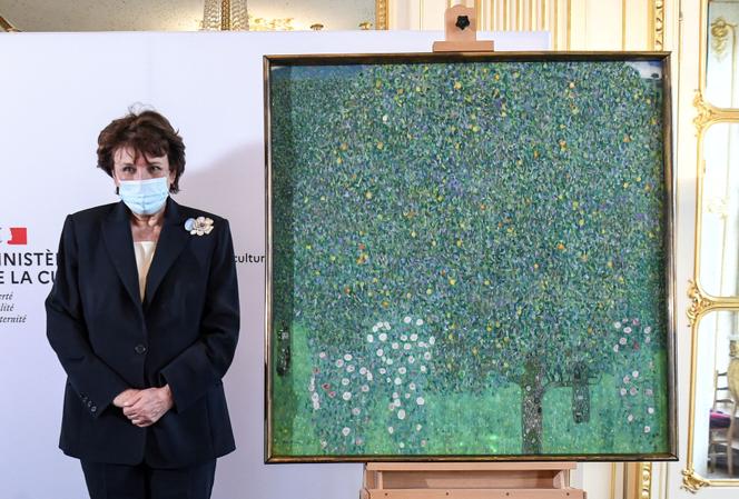 La ministre de la culture lors d’un événement organisé le 15 mars.