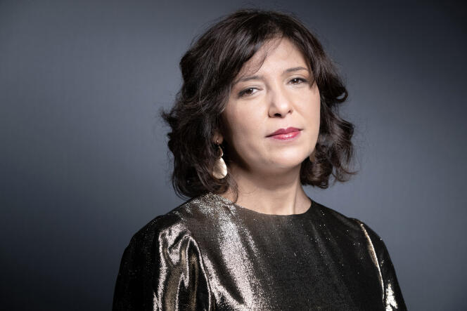 La réalisatrice franco-tunisienne Kaouther Ben Hania, à Paris, le 15 janvier 2021.