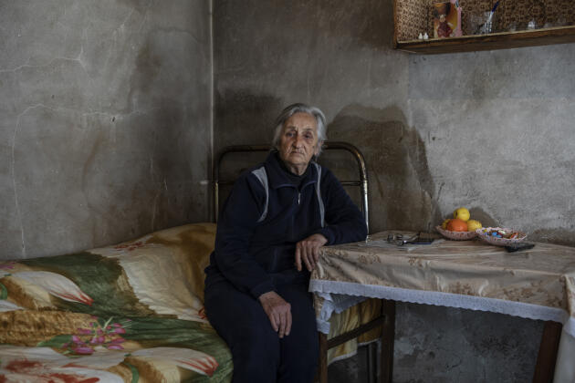 Hamest Sargisyan à son domicile dans le village de Chournoukh (Arménie), le 13 mars.