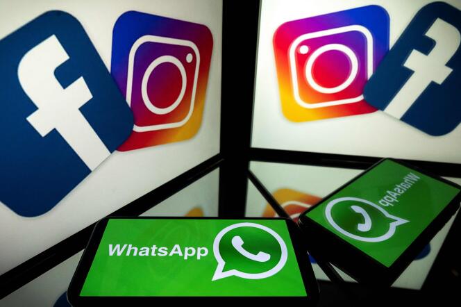 WhatsApp, Instagram et Messenger appartiennent à Facebook.