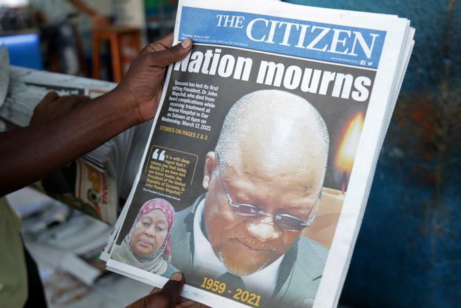 « La nation est en deuil » titre le quotidien « The Citizen » le 18 mars, suite au décès du président tanzanien, John Pombe Magufuli, le 17 mars.