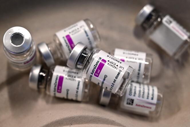 Doses of the AstraZeneca vaccine, in Madrid, March 24, 2021.
