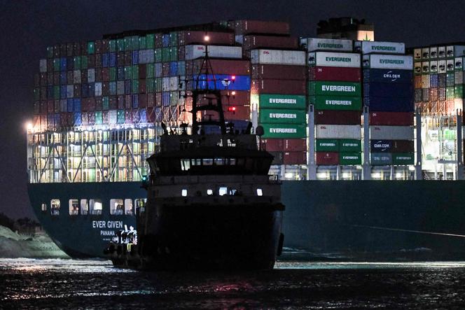 27 de marzo en el Canal de Suez (Egipto) 