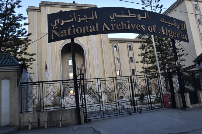 Les Archives nationales algériennes, à Alger, en janvier 2021.