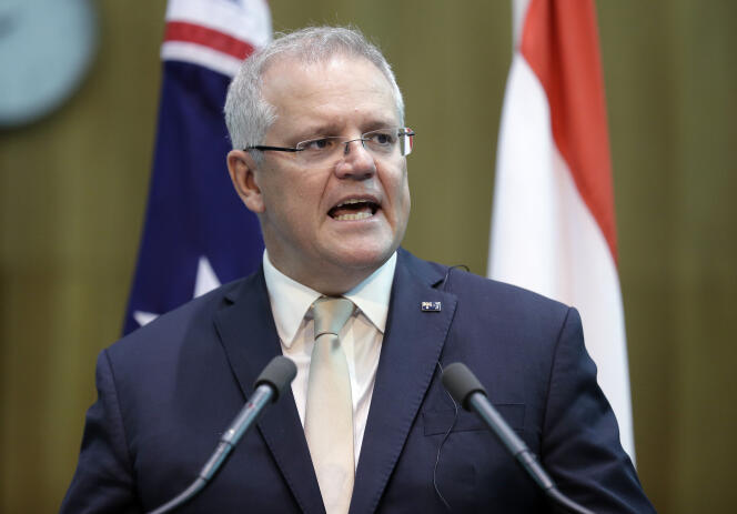 Le premier ministre australien, Scott Morrison, le 10 février 2020, à Canberra.