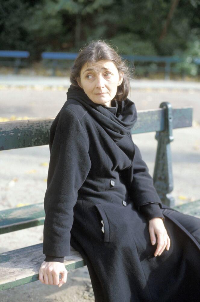 L’écrivaine Anne Guglielmetti, en 1998.