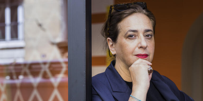 India Mahdavi est une architecte et designeuse. Photographié dans sa boutique parisienne le 02/10/2019