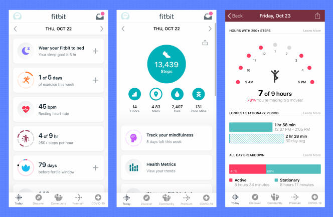 De toutes celles que nous avons testées, l’appli Fitbit s’est montrée la plus simple. De plus, elle rassemble ses utilisateurs et utilisatrices sur un réseau social très animé.