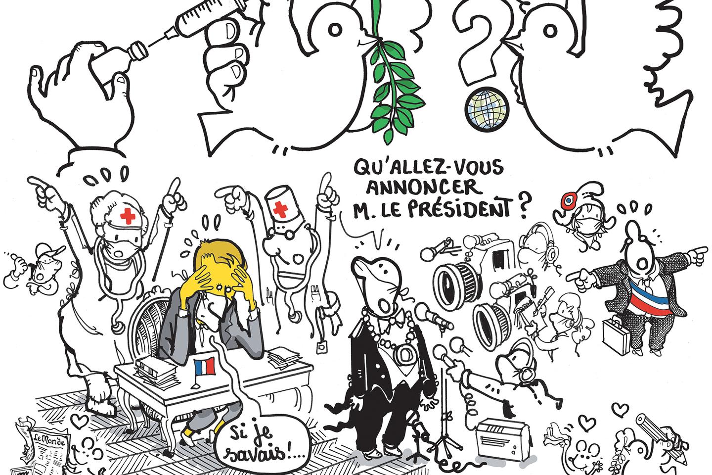 Plantu un dernier dessin en « une