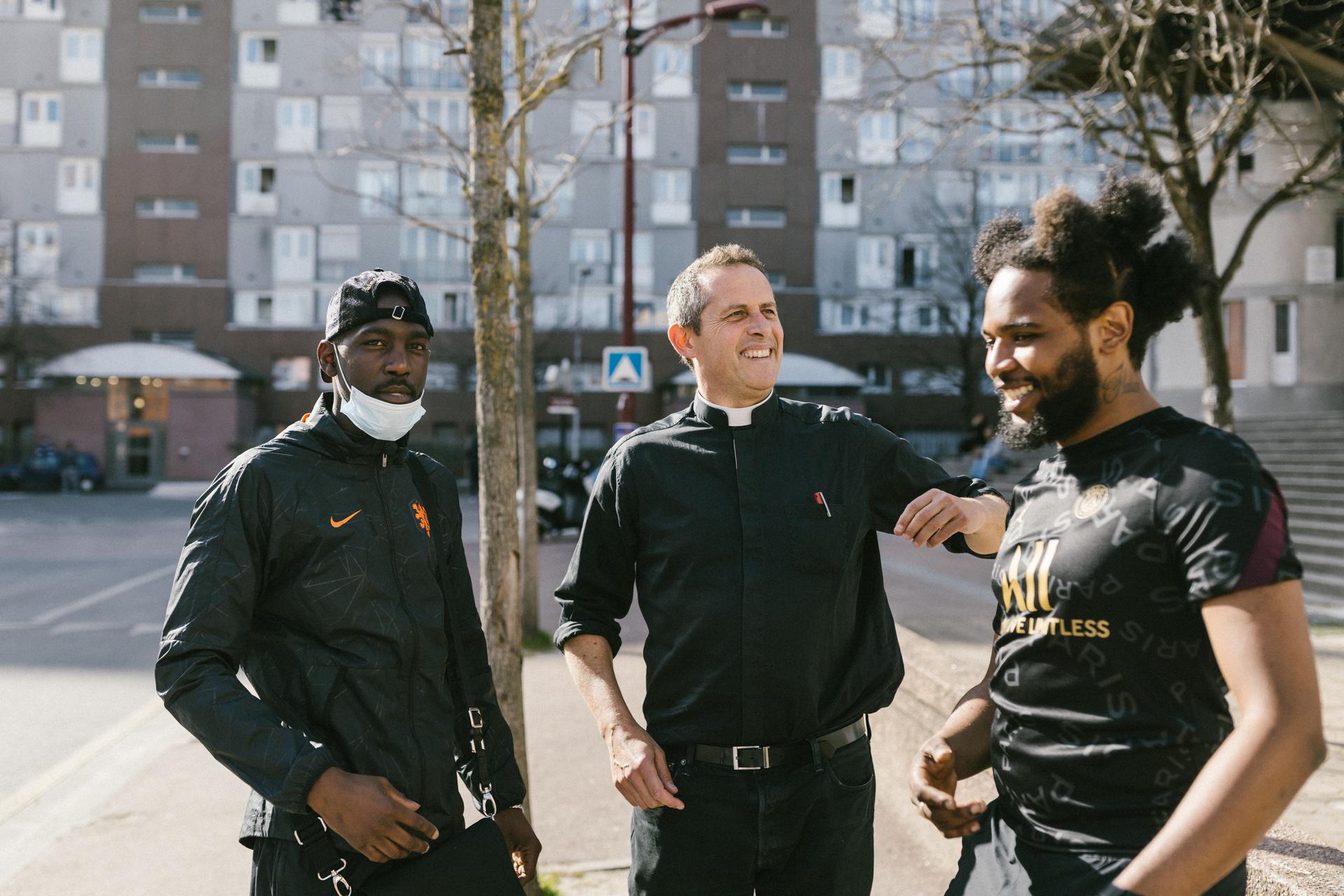 Le père Patrice Gaudin, curé de la paroisse du Christ-ressuscité, à Bondy (Seine-Saint-Denis), le 31 mars 2021.