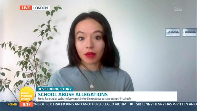 La jeune Britannique Soma Sara a lancé à l’automne dernier la plateforme EveryOne’s Invited. Le 30 mars, elle était invitée dans l’émission « Good Morning Britain » sur ITV.
