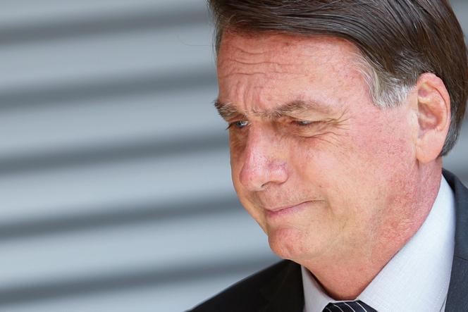 Le président brésilien, Jair Bolsonaro, à Brasilia, le 5 avril.