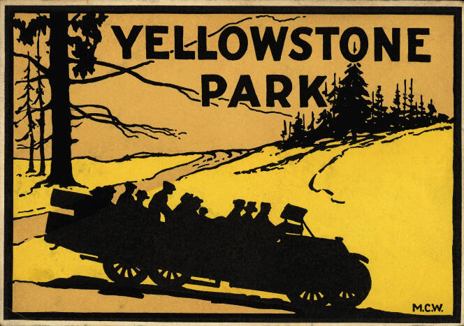 Souvenir du parc national de Yellowstone, 1927.