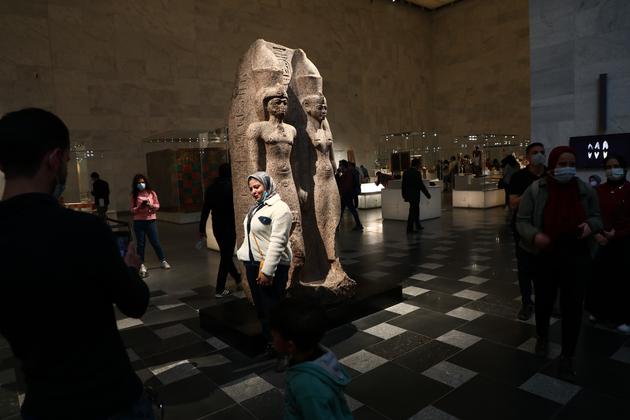 Le Musée national de la civilisation égyptienne souhaite abriter une collection de 50 000 objets, datant de la préhistoire à nos jours, au Caire, le 4 avril 2021.