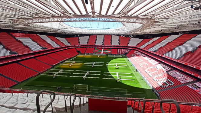 Le stade San Mamés, à Bilbao, en Espagne.