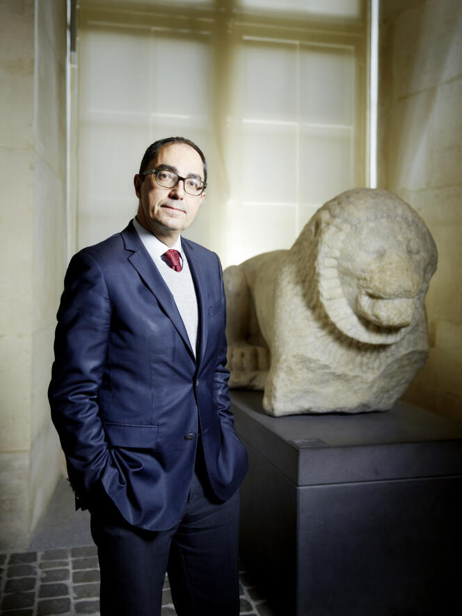 Jean-Luc Martinez, président-directeur, en décembre 2016, au Musée du Louvre, à Paris.
