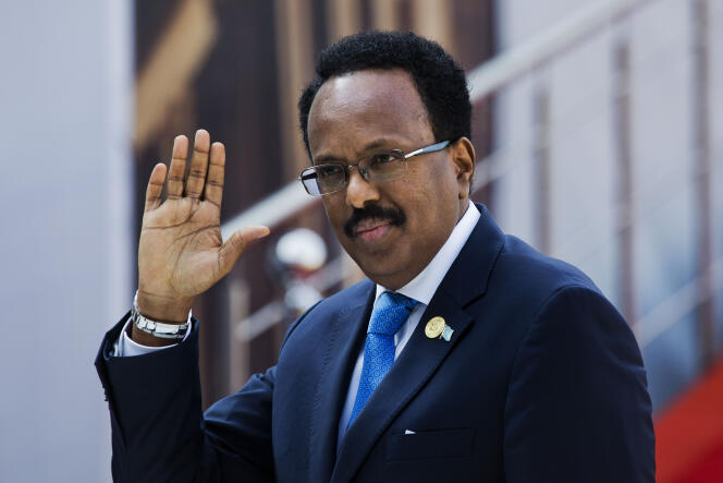 Somali President Mohamed Abdullahi Mohammed during the inauguration of South African President Cyril Ramaphosa in May 2019 in Pretoria.