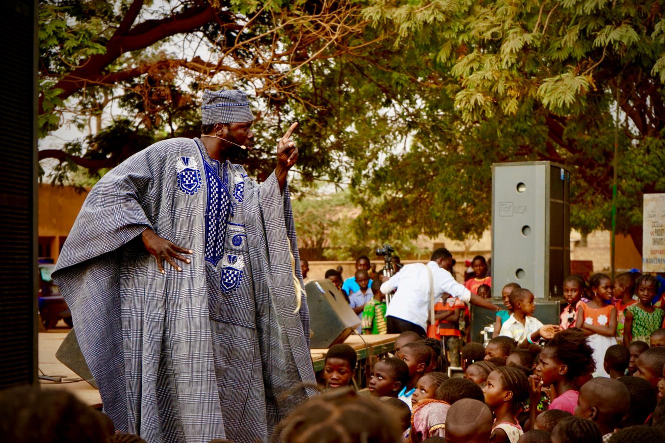 KPG dans une école de Ouagadougou en 2019.