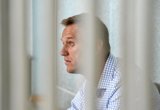 Alexeï Navalny lors d’une audience au tribunal à Moscou, le 24 juin 2019.