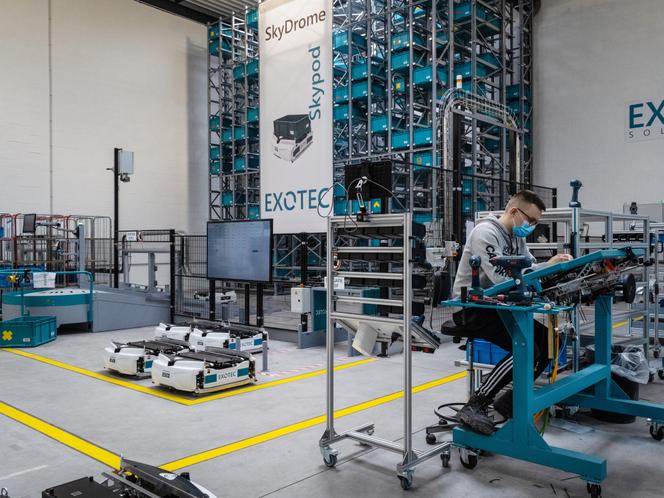 A Croix, les robots logistiques d’Exotec se déploient