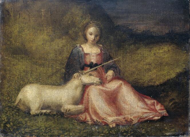« Dame à la licorne », anonyme italien, vers 1510. Rijksmuseum, Amsterdam.