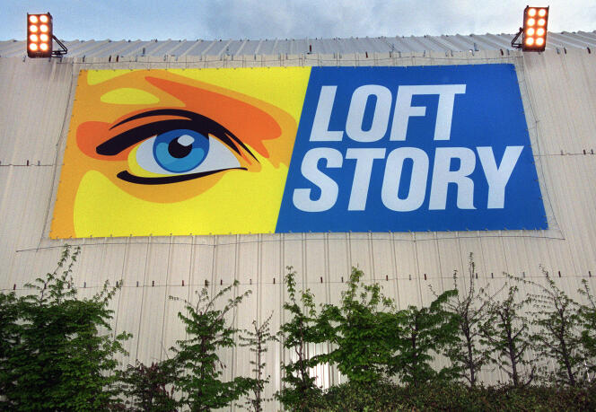 Le studio « Loft Story », à La Plaine-Saint-Denis (Seine-Saint-Denis), où se déroulait l’émission, le 26 avril 2001.
