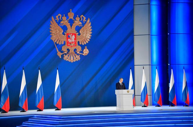 Vladimir Poutine, le 21 avril.