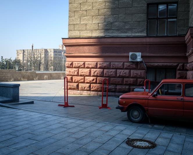 Centre-ville de Kharkiv, en Ukraine, le 22 avril 2021.
