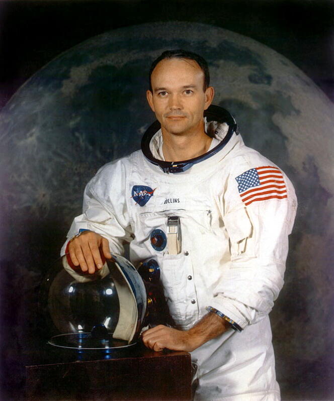Michael Collis, American astronaut on the Apollo 11 space mission, in July 1969.