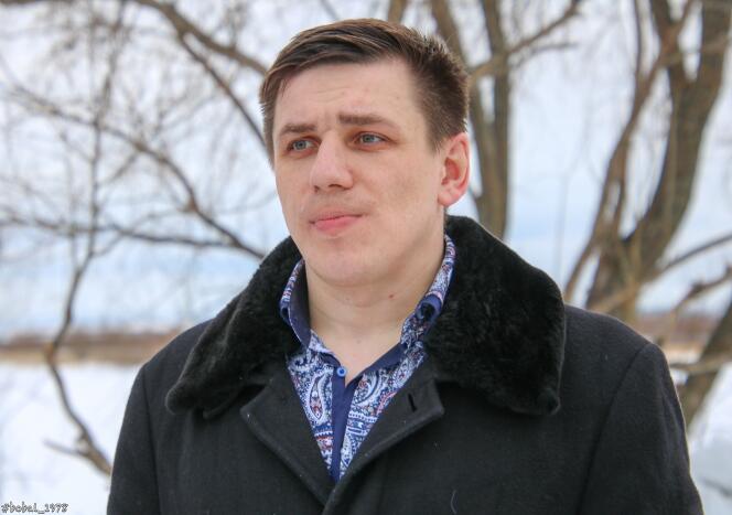 Andreï Borovikov, soutien d’Alexeï Navalny, aujourd’hui âgé de 32 ans et condamné pour avoir diffusé un clip de Rammstein.