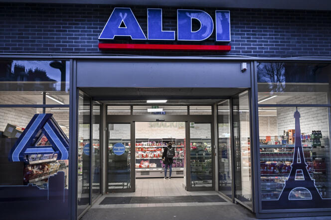 Un supermarché Aldi, à Paris, en janvier 2020.