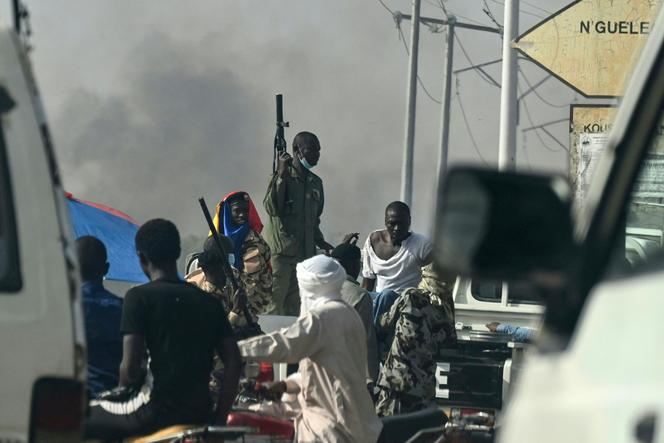 Affrontements entre la police et des manifestants à N’Djamena, le 27 avril 2021, qui ont fait entre six et onze morts.
