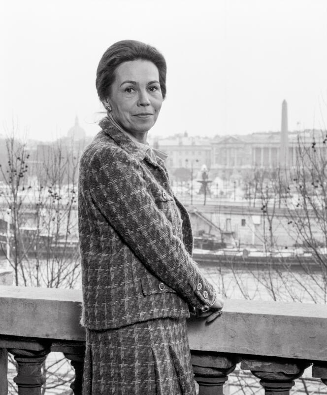 La pionnière des « spin doctors » en France, Marie-France Garaud, en mars 1984, à Paris.