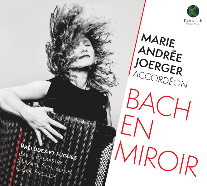 Pochette de l’album « Bach en miroir », de Marie-Andrée Joerger.