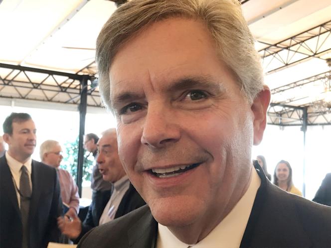 Le PDG de General Electric, Larry Culp, à Tarrytown (New York), en mai 2019.