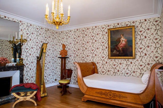 La chambre Récamier de la maison de Chateaubriand, à Châtenay-Malabry.