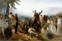 « L’Abolition de l’esclavage dans les colonies françaises » de François-Auguste Biard, 1849.