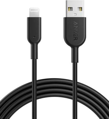 Le meilleur câble Lightning pour les ports USB-A Câble d’1,80m PowerLine II USB-A vers Lightning d’Anker