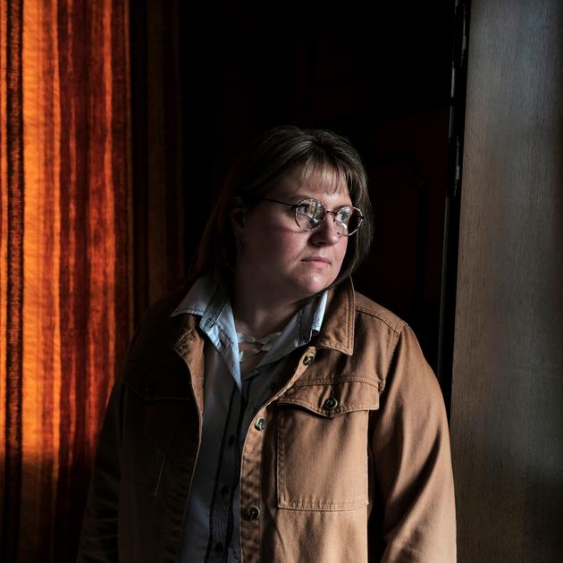 Véronique Pénotet, 36 ans, à La Charité-sur-Loire (Nièvre), le 12 mars 2021. Elle a consommé jusqu’à deux fois la dose maximale de tramadol recommandée.